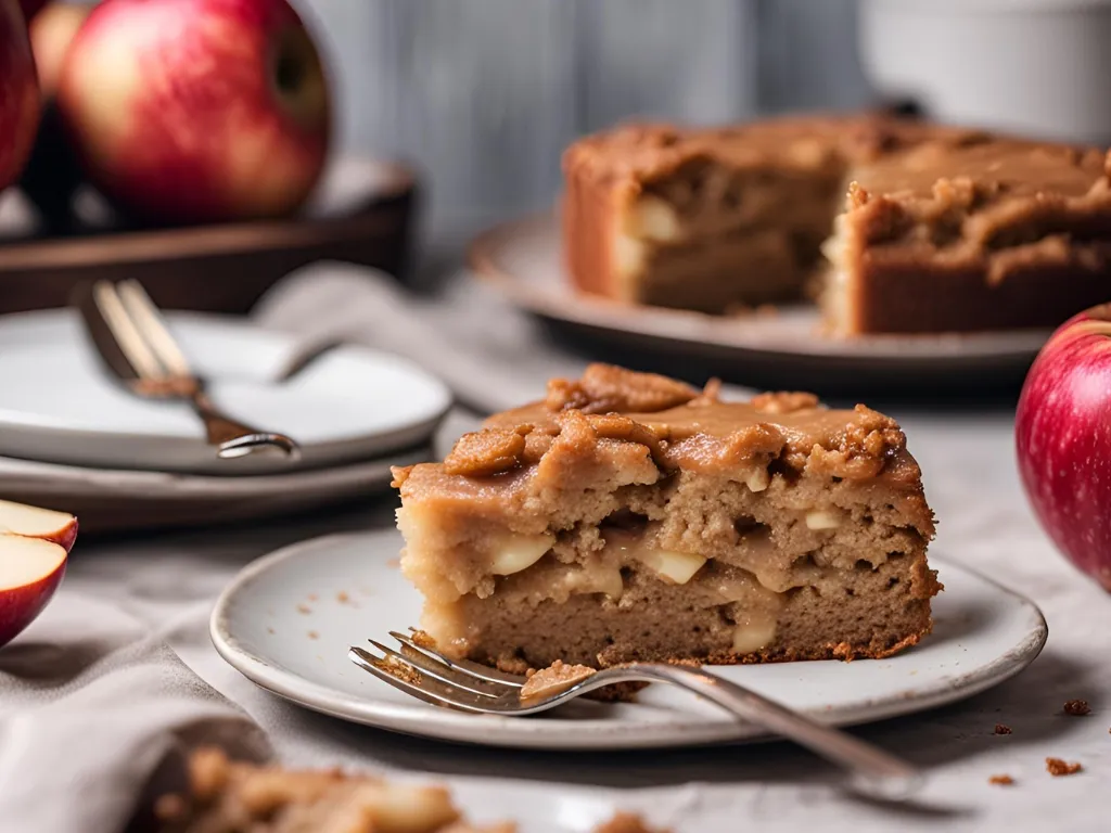 Bolo de Maçã Vegano