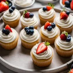 Cupcakes de Baunilha Vegano