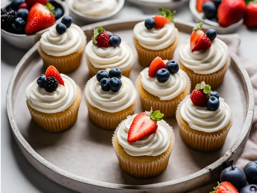 Cupcakes de Baunilha Vegano