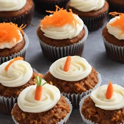 Cupcakes de Cenoura Veganos
