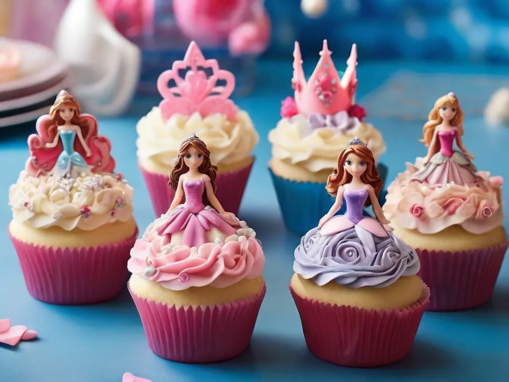 Como Fazer Cupcakes Temáticos de Princesas