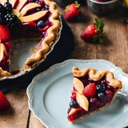 Torta de Frutas Vegana