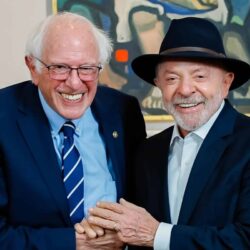 Bernie Sanders e Lula conversaram sobre risco de interferência dos EUA nas eleições brasileiras