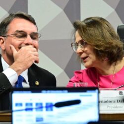 Damares já fala em impeachment de Moraes e outros ministros do Supremo se Flávio Bolsonaro vencer