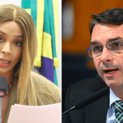 Erika Hilton aciona PGE contra Flávio Bolsonaro por suspeita de dinheiro dos EUA na campanha