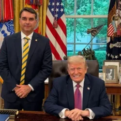 Flávio e aliados têm propostas que coincidem com 16 das 21 exigências de Trump ao Brasil Flávio e aliados têm propostas que coincidem com 16 das 21 exigências de Trump ao Brasil