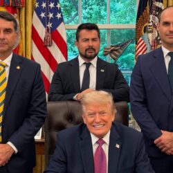 Influenciadores trumpistas promovem Flávio Bolsonaro e Polymarket em campanha paga sem identificar financiador