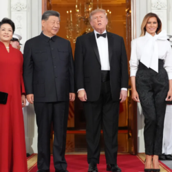 Quando a China entrou na Casa Branca vestida de si mesma Quando a China entrou na Casa Branca vestida de si mesma